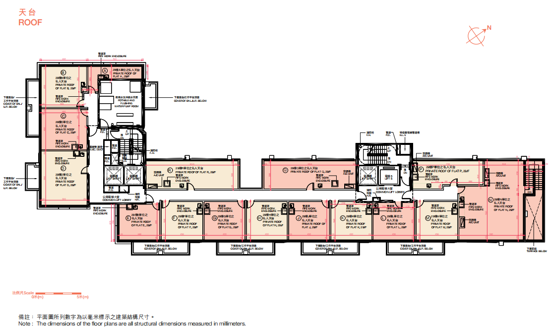 The Haddon 平面圖則 建築圖則